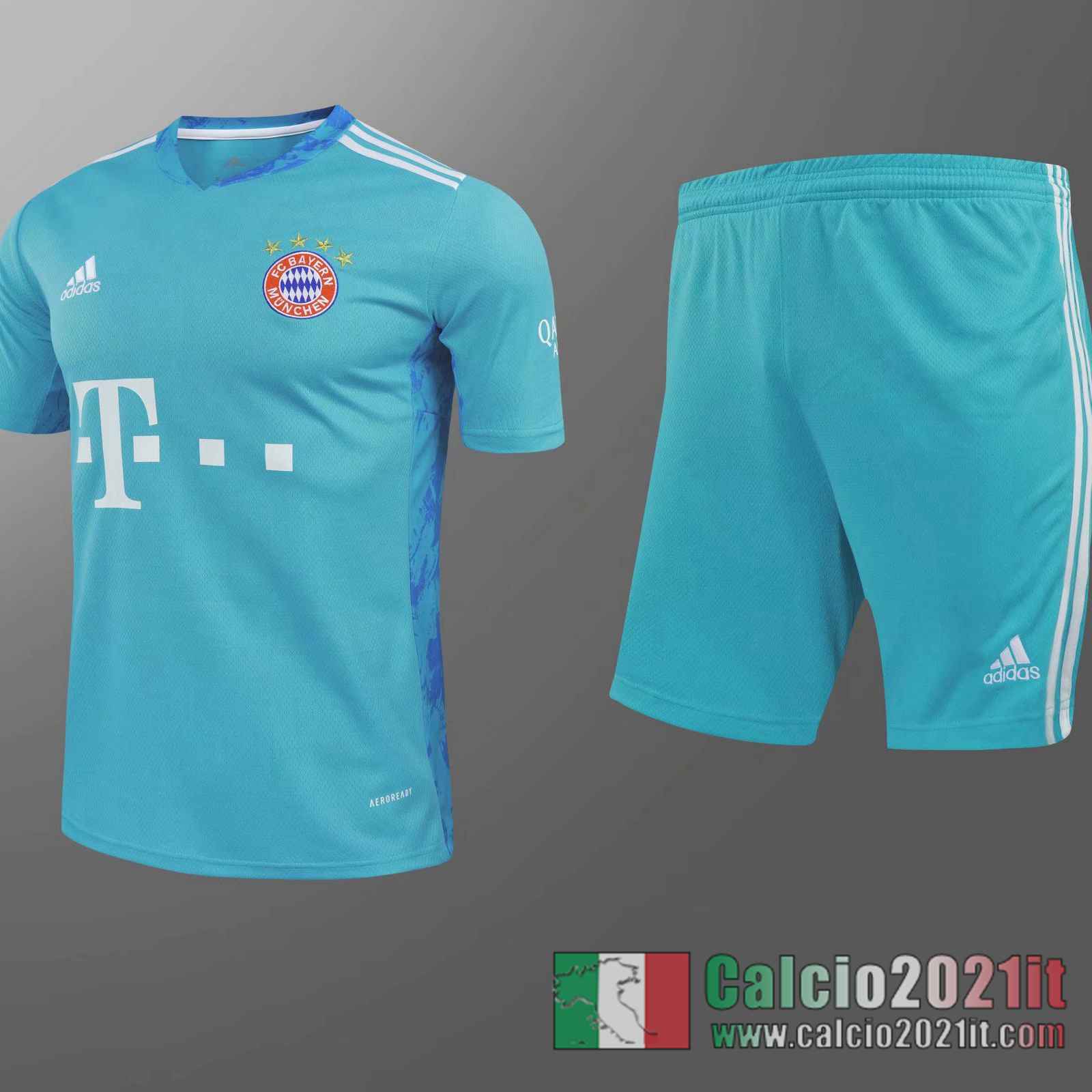 Bayern Maglie Calcio Portiere blu 2020 2021