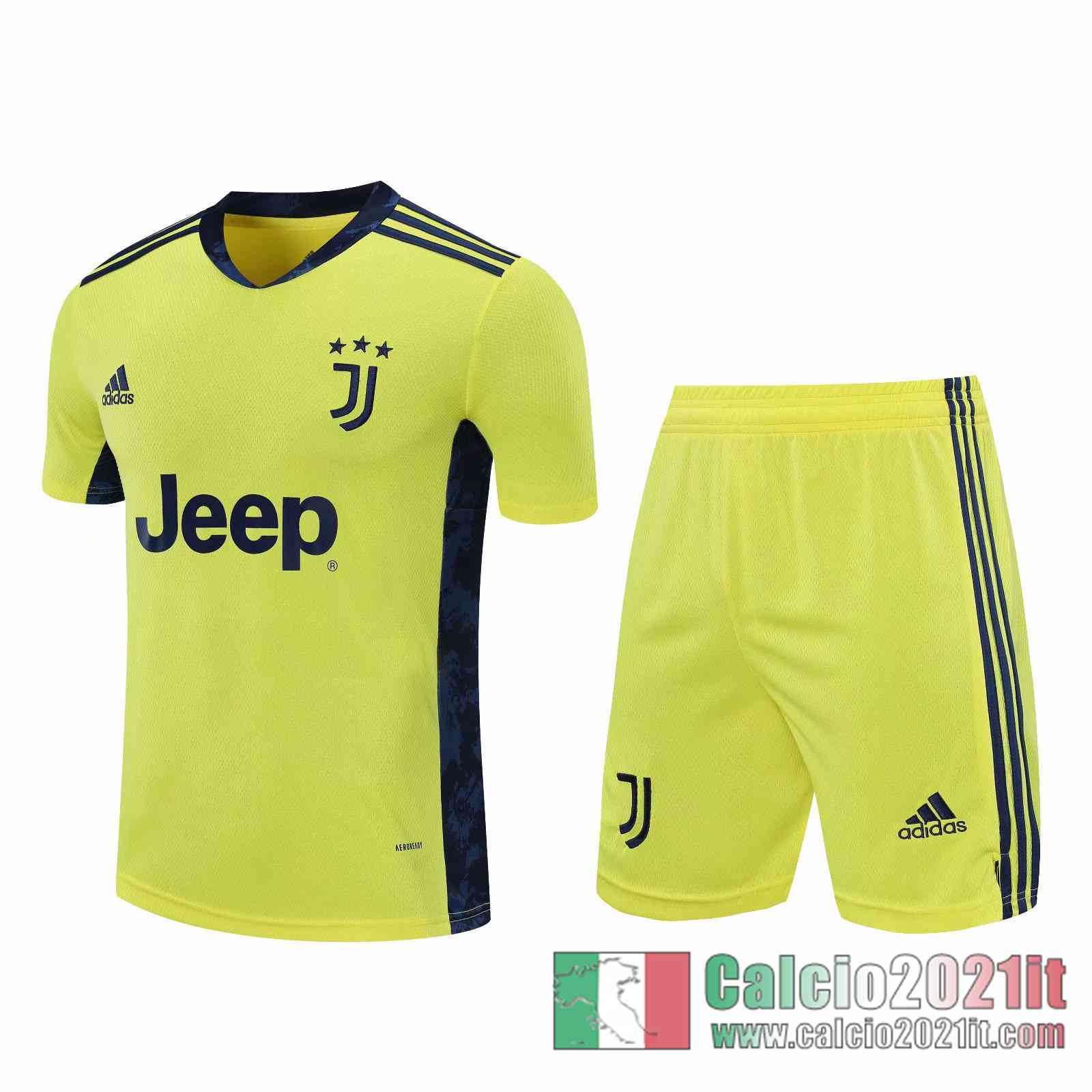 Juventus Maglie Calcio Portiere giallo verde 2020 2021