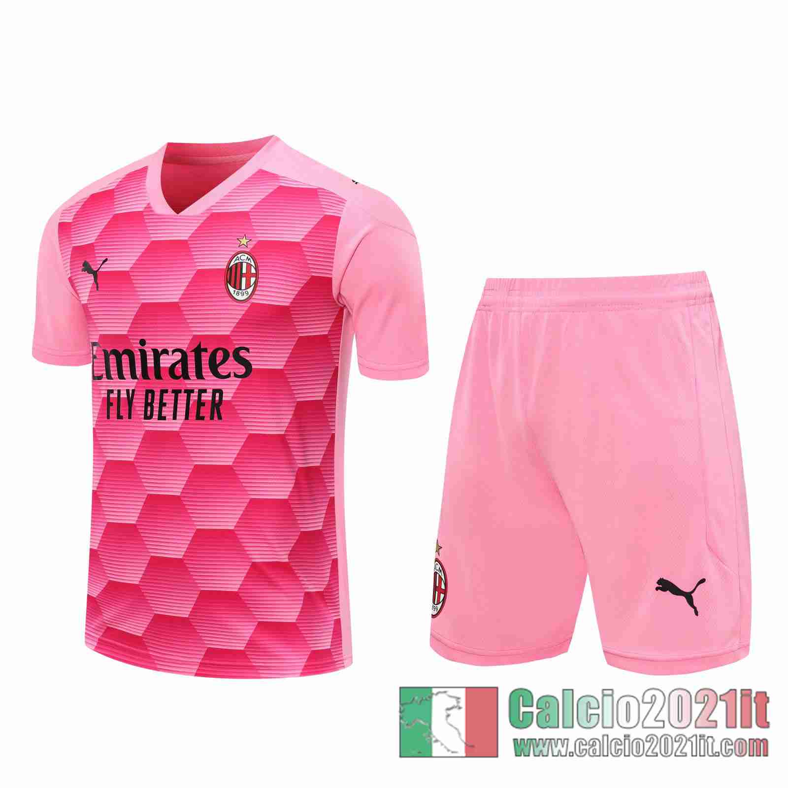 AC Milan Maglie Calcio Portiere Rosa 2020 2021