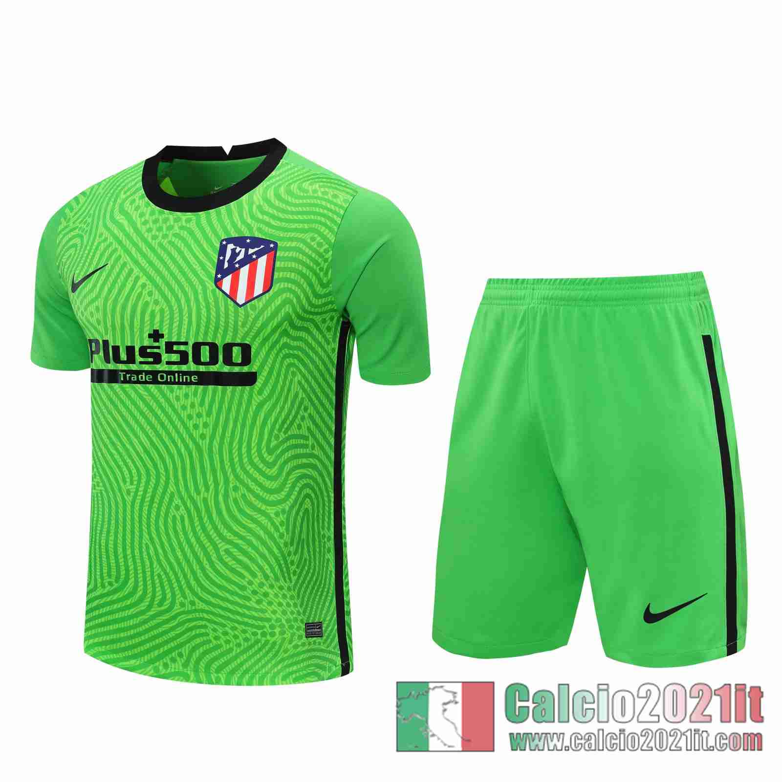 Atletico Madrid Maglie Calcio Portiere verde 2020 2021