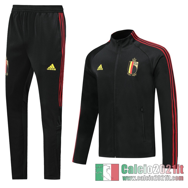 Belgio Full-Zip Giacca black Fettuccia 2020 2021 J01