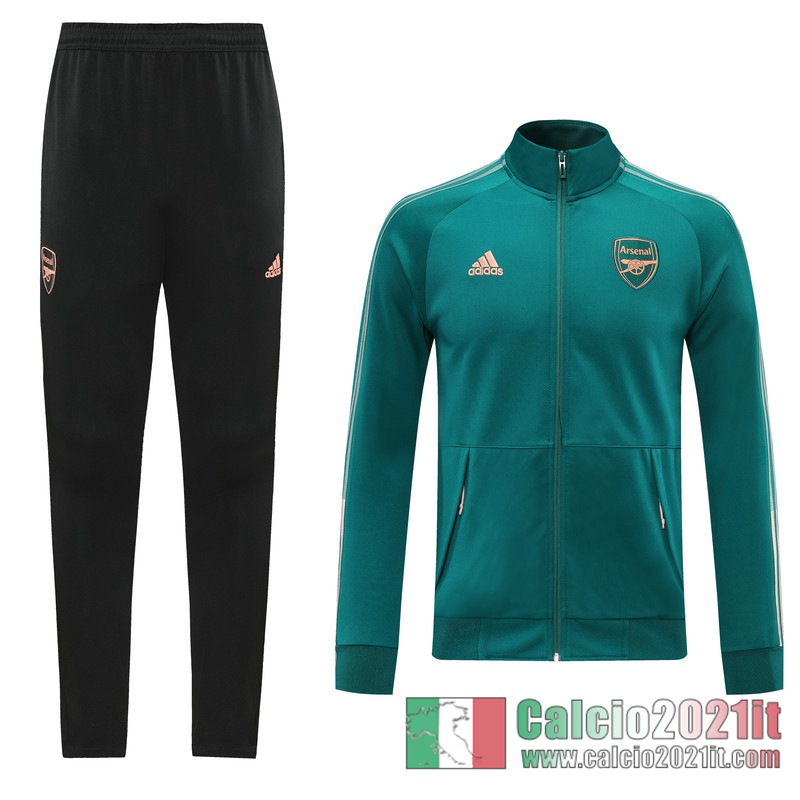 Arsenal Full-Zip Giacca green Fettuccia 2020 2021 J108