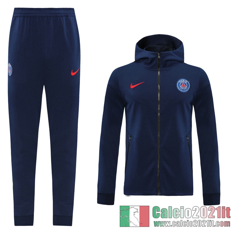 PSG Full-Zip Giacca Cappuccio Dark blue 2020 2021 J139