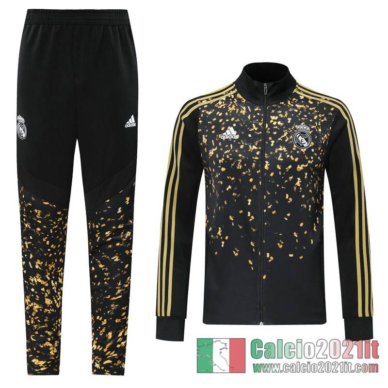 Real Madrid Full-Zip Giacca Black/yellow spots edizione speciale 2020 2021 J15