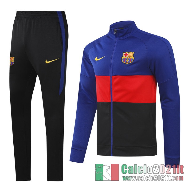 Barcellona Full-Zip Giacca Royal blue/red/black 2020 2021 J154