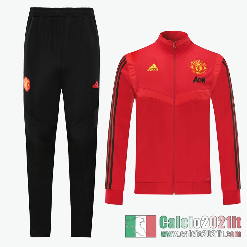 Manchester United Full-Zip Giacca red Formazione 2020 2021 J16