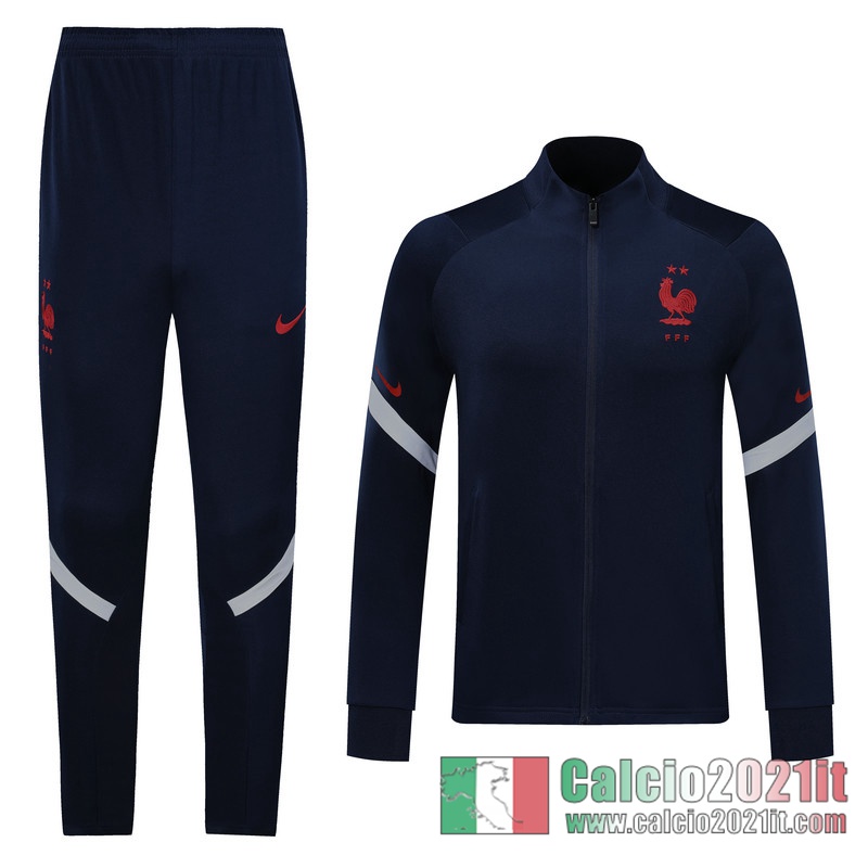 Francia Full-Zip Giacca black Formazione 2020 2021 J19