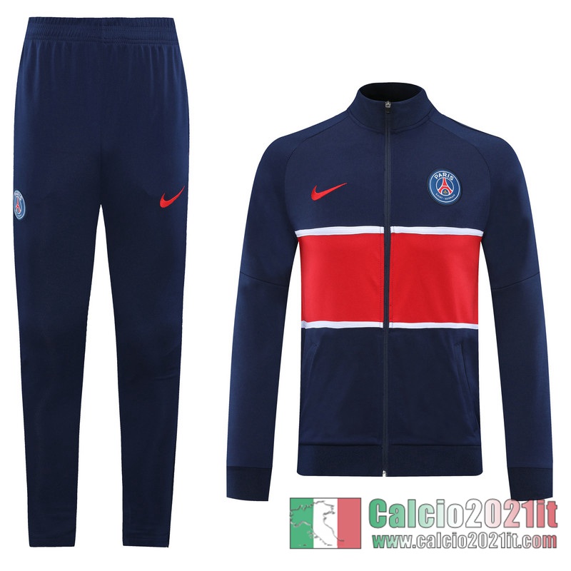 PSG Full-Zip Giacca Dark blue/red Versione del giocatore 2020 2021 J36