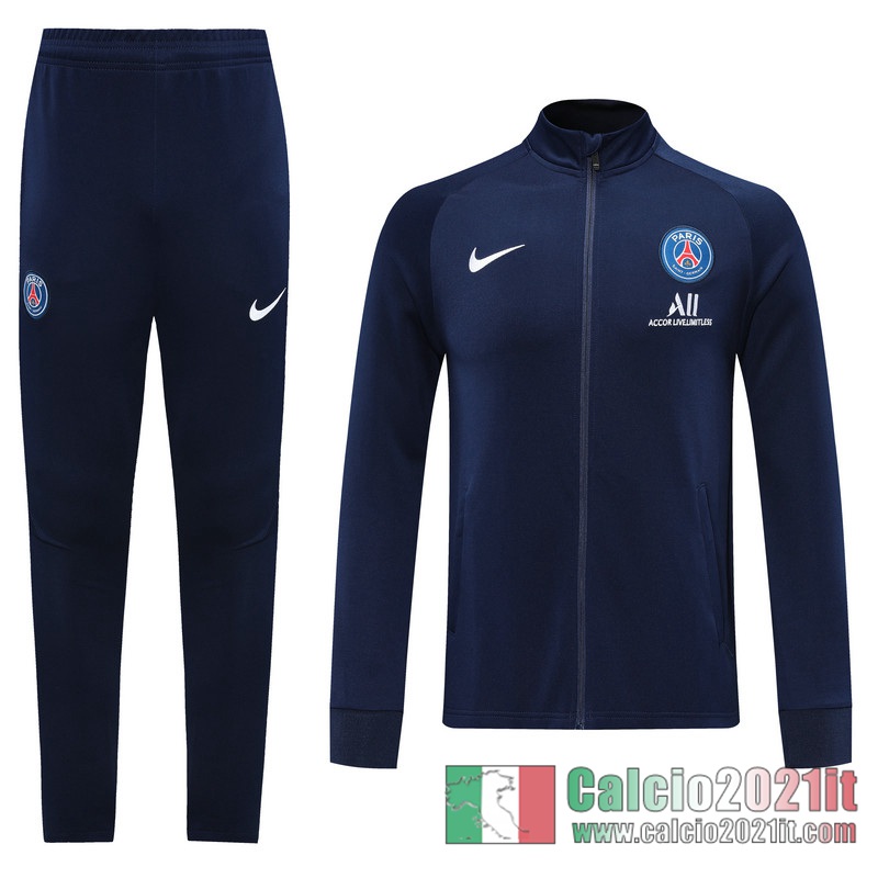 PSG Full-Zip Giacca Dark blue Formazione 2020 2021 J76