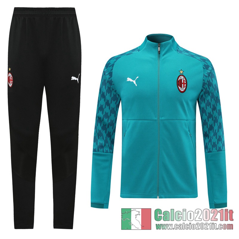 AC Milan Full-Zip Giacca green Formazione 2020 2021 J83