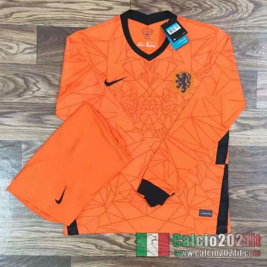 The Tangerines Prima Maglie Calcio Manica Lunga 2020 2021