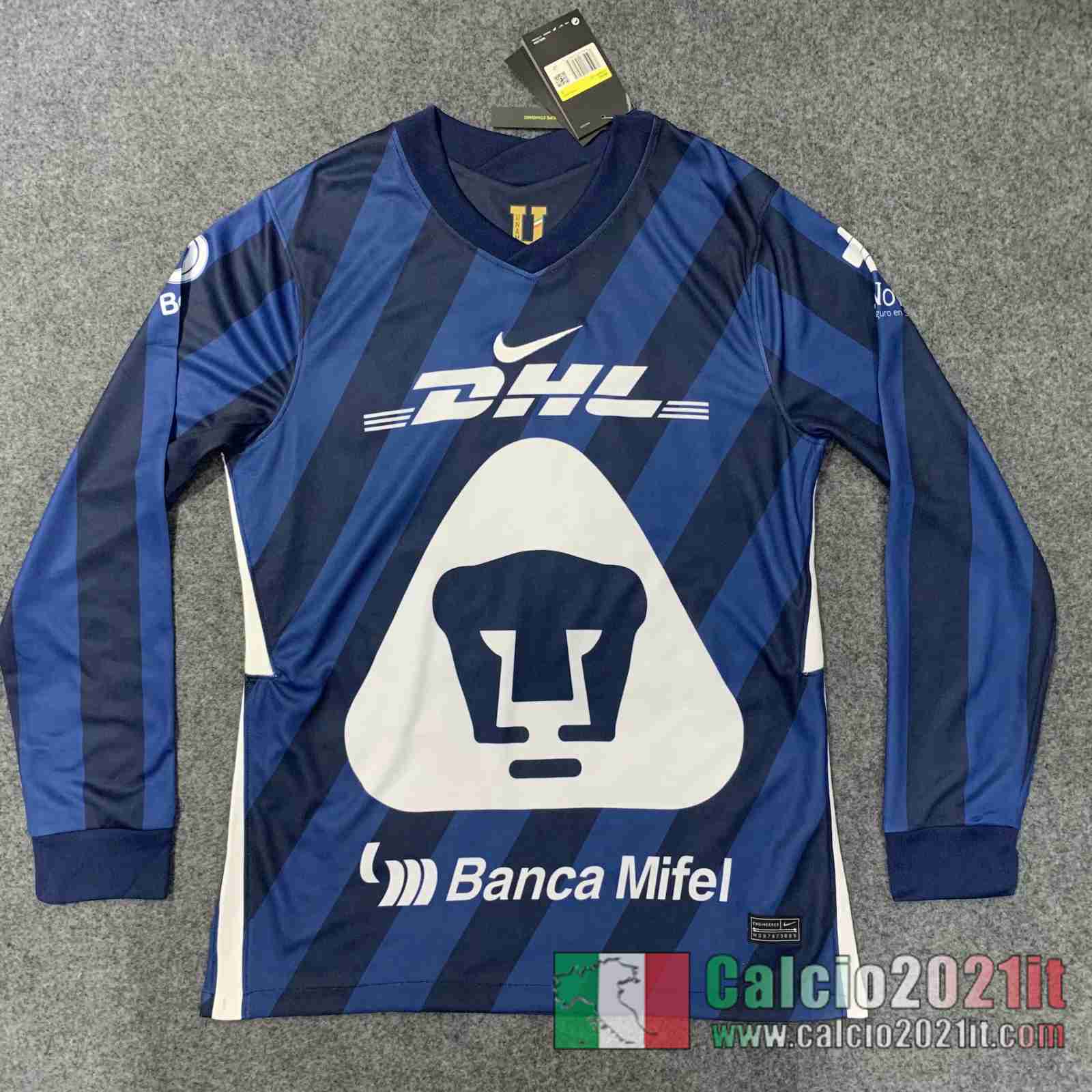 Pumas Seconda Maglia Calcio Manica Lunga 2020 2021