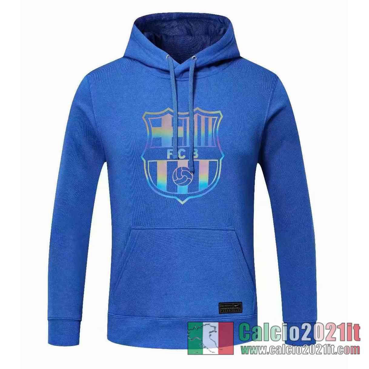 Barcellona Felpa Cappuccio blu 2020 2021 S17