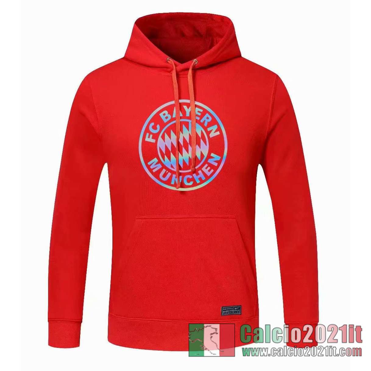 Bayern Monaco Felpa Cappuccio rosso 2020 2021 S27