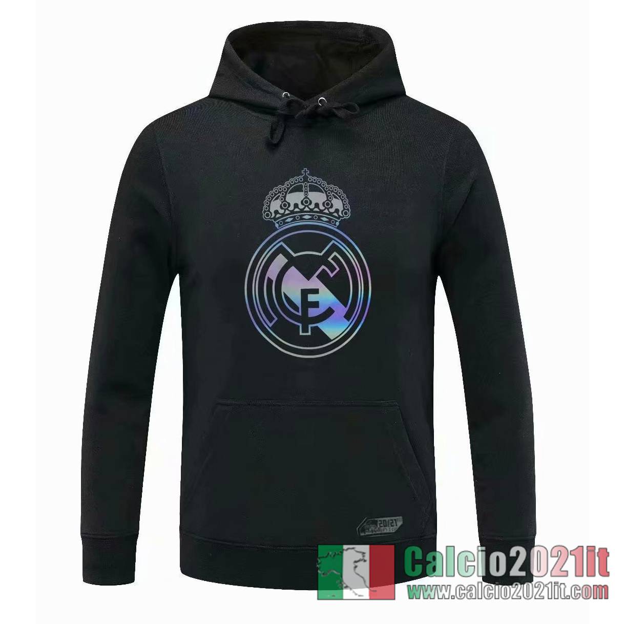 Real Madrid Felpa Cappuccio nero 2020 2021 S44