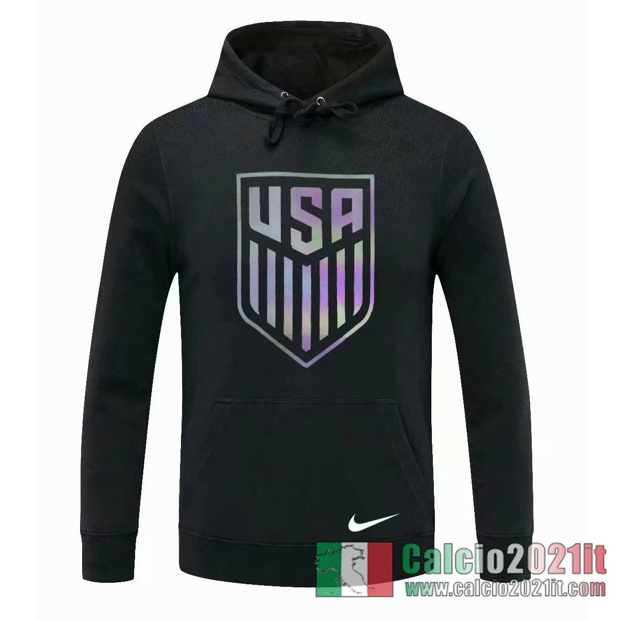 USA Felpa Cappuccio nero 2020 2021 S63