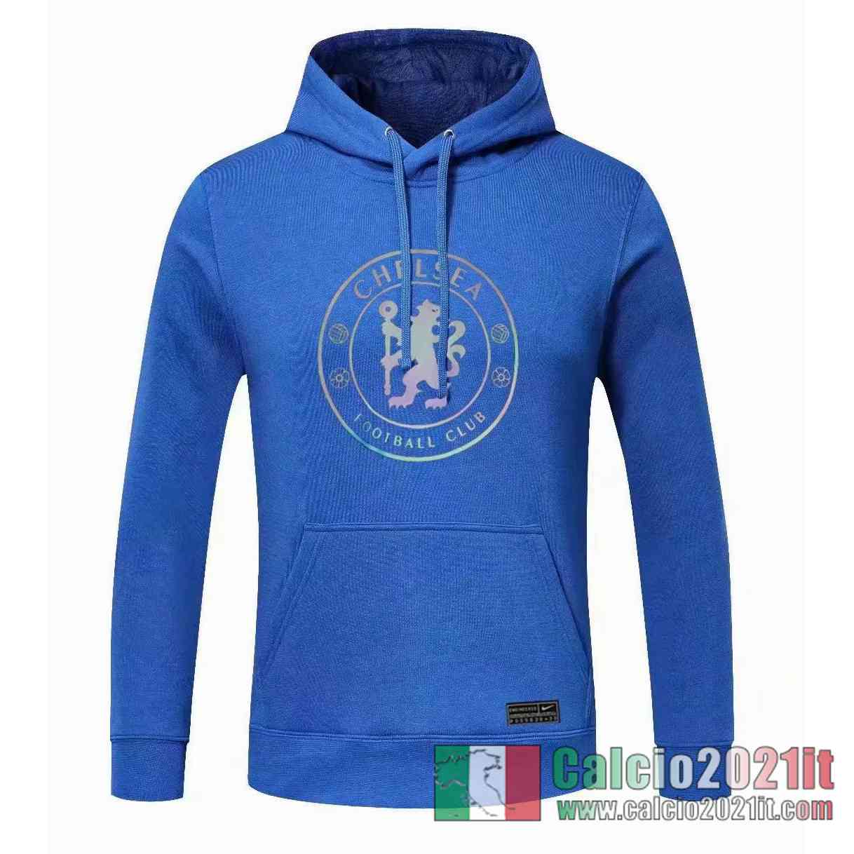 Chelsea Felpa Cappuccio blu 2020 2021 S65