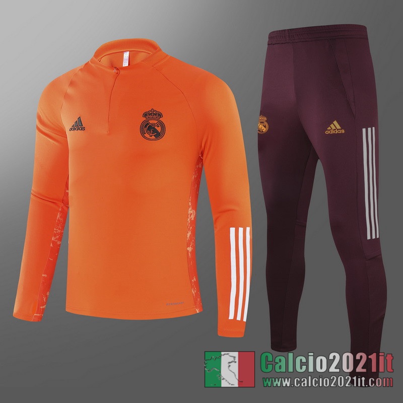 Real Madrid Tuta Calcio Uomo arancia 2020 2021 T60
