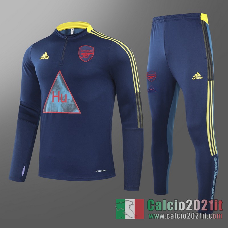 Arsenal Tuta Calcio Uomo Blu scuro Versione congiunta 2020 2021 T84