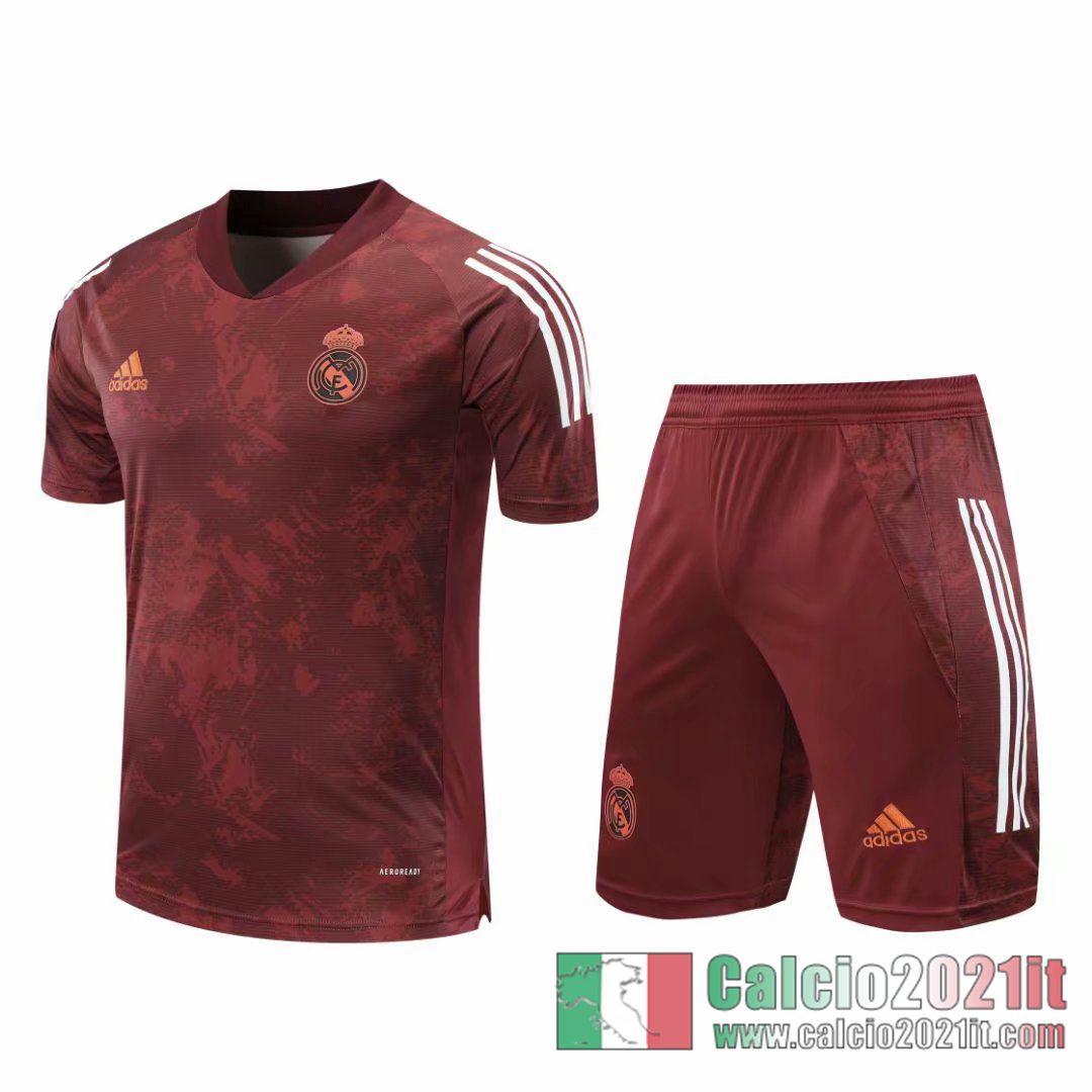 Real Madrid Magliette Tuta Calcio Claret 2020 2021 T96