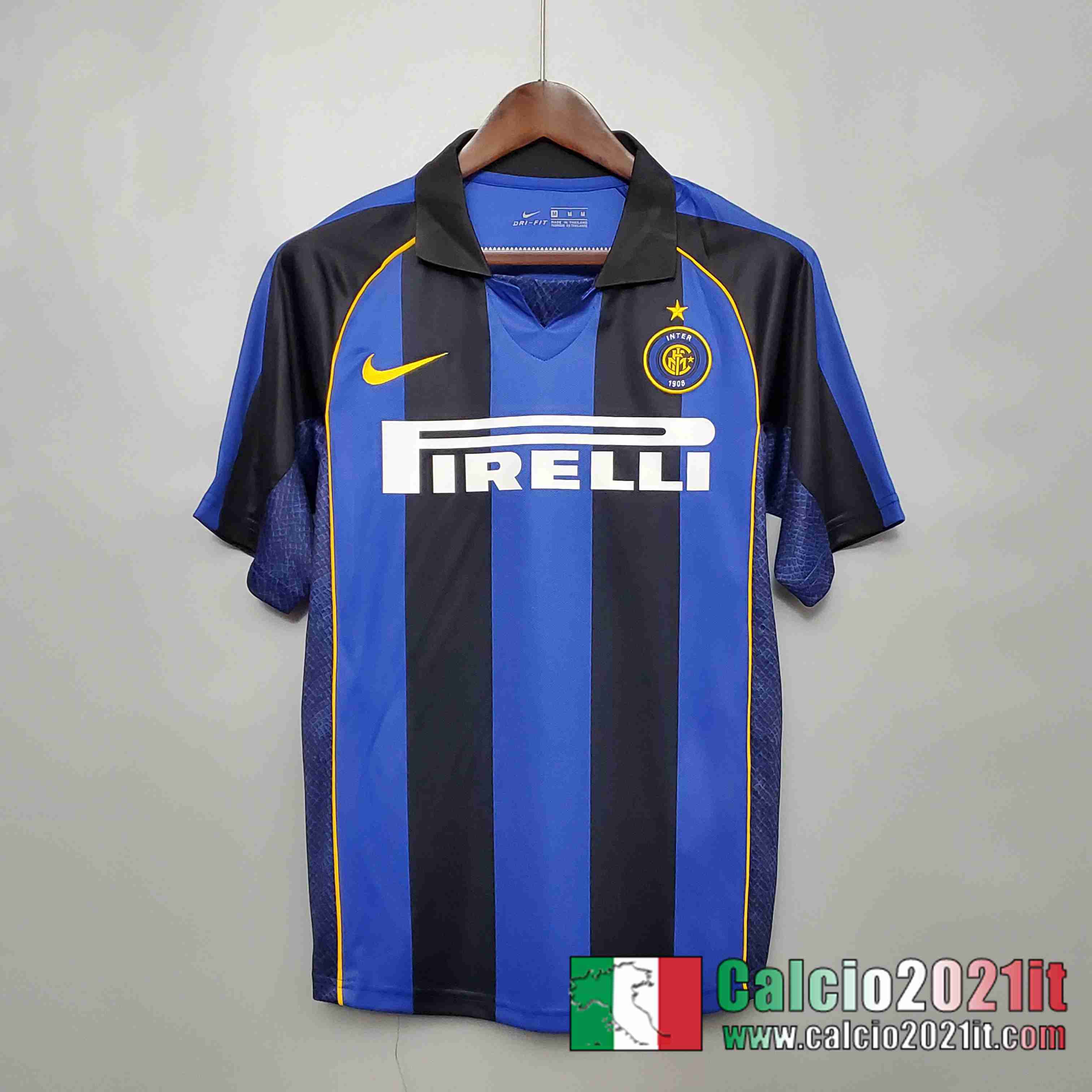 Retro Maglia Calcio 01/02 Inter Milan Prima