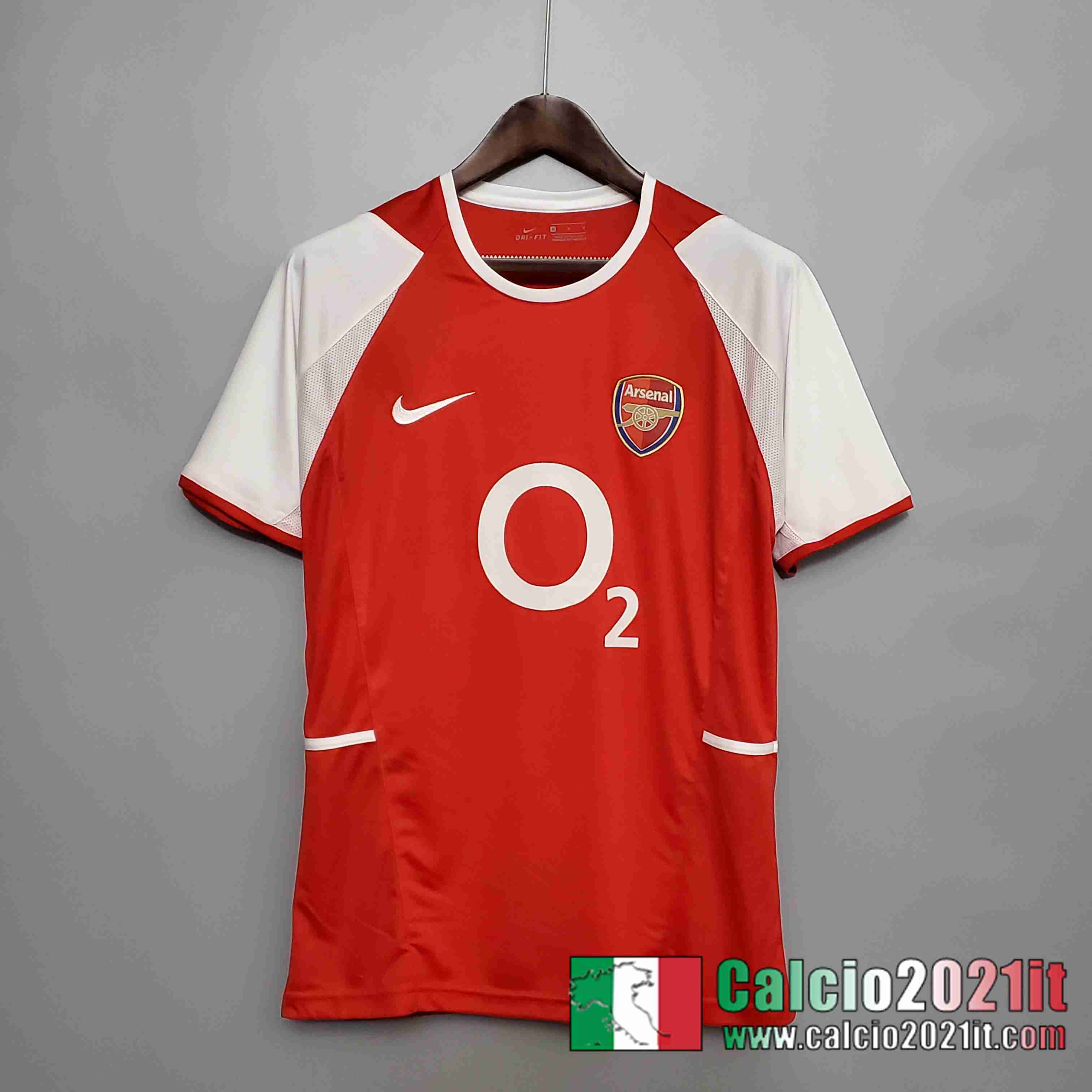 Retro Maglia Calcio 02/04 Arsenal Prima