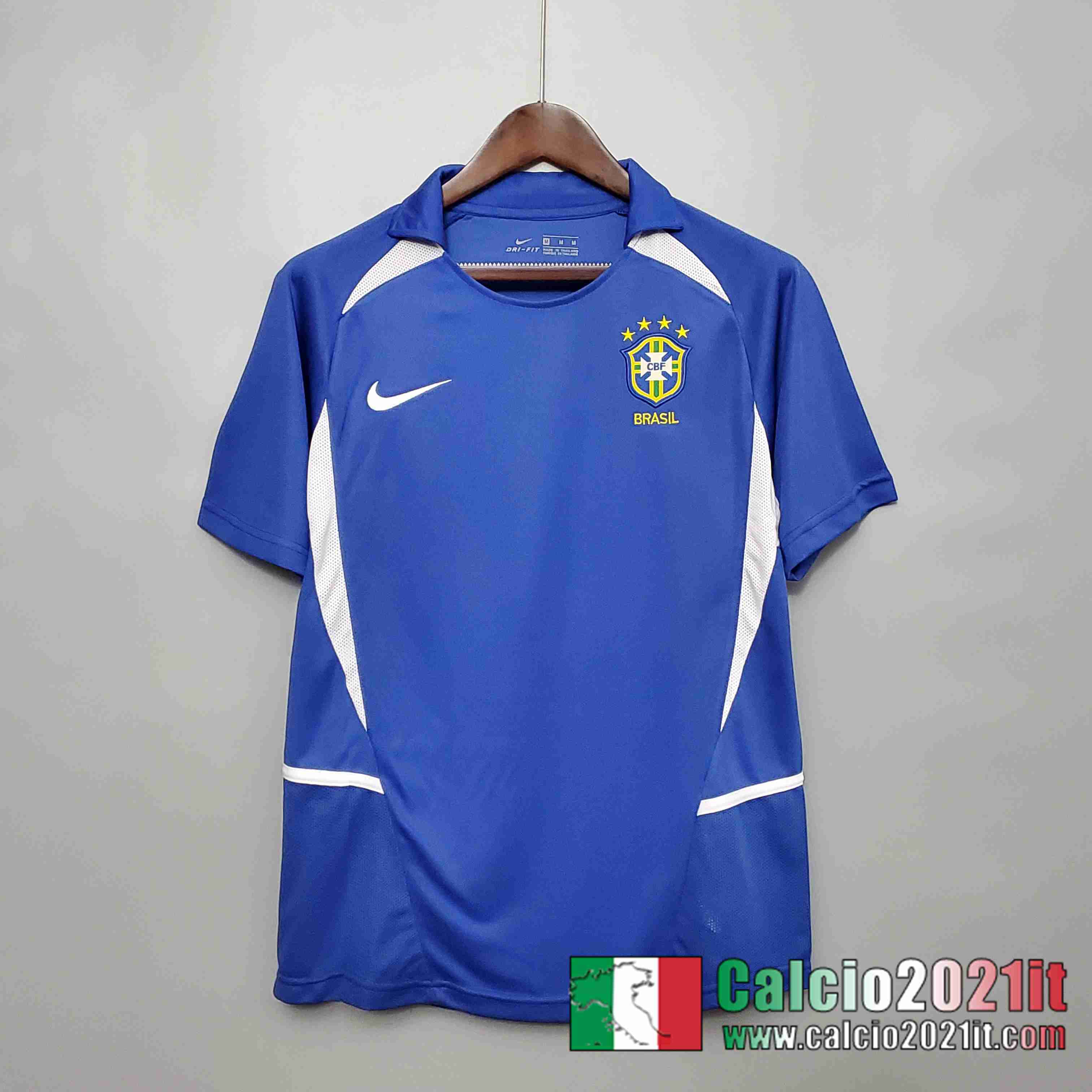 Retro Maglia Calcio 2002 Brasile Seconda