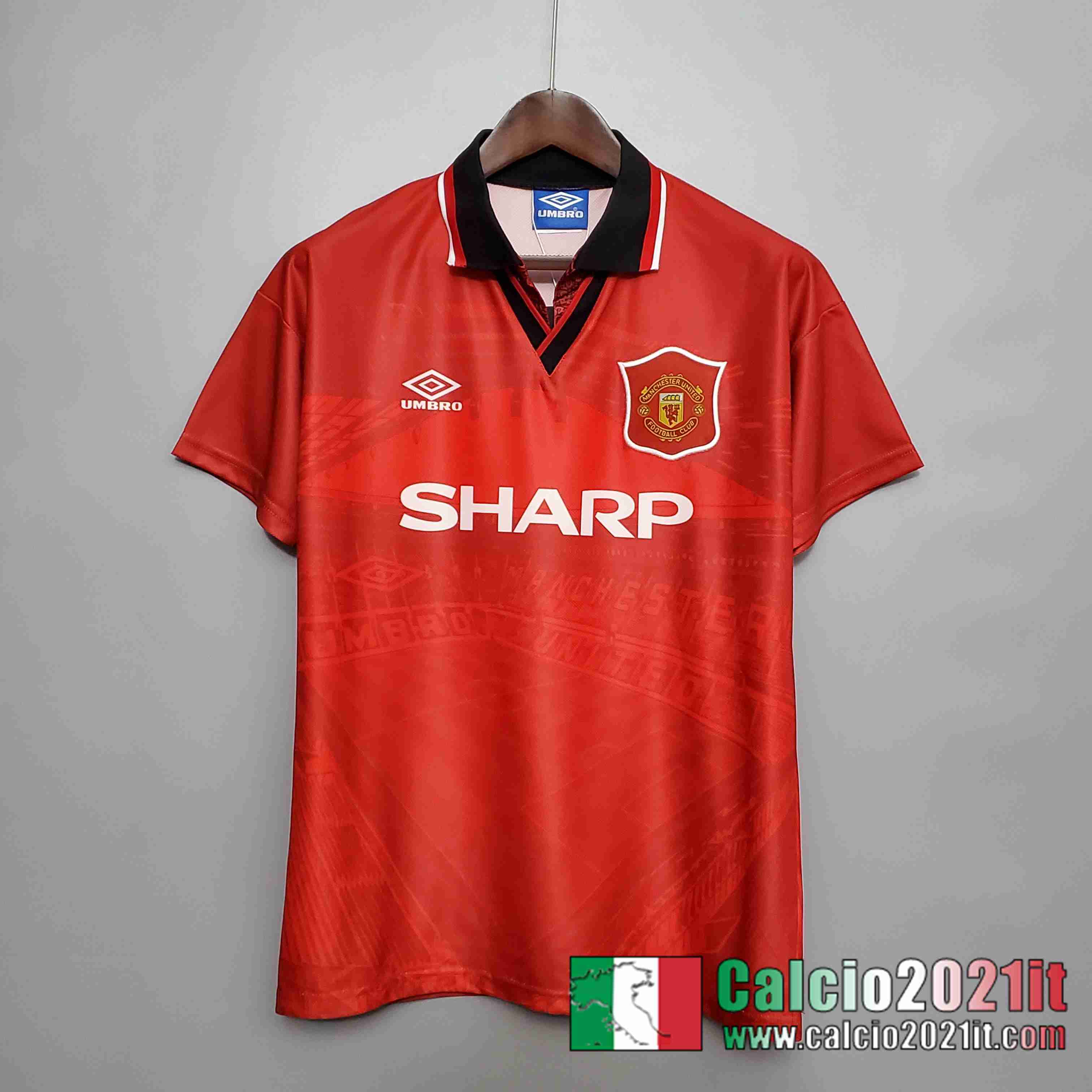 Retro Maglia Calcio 94/96 Manchester United Prima