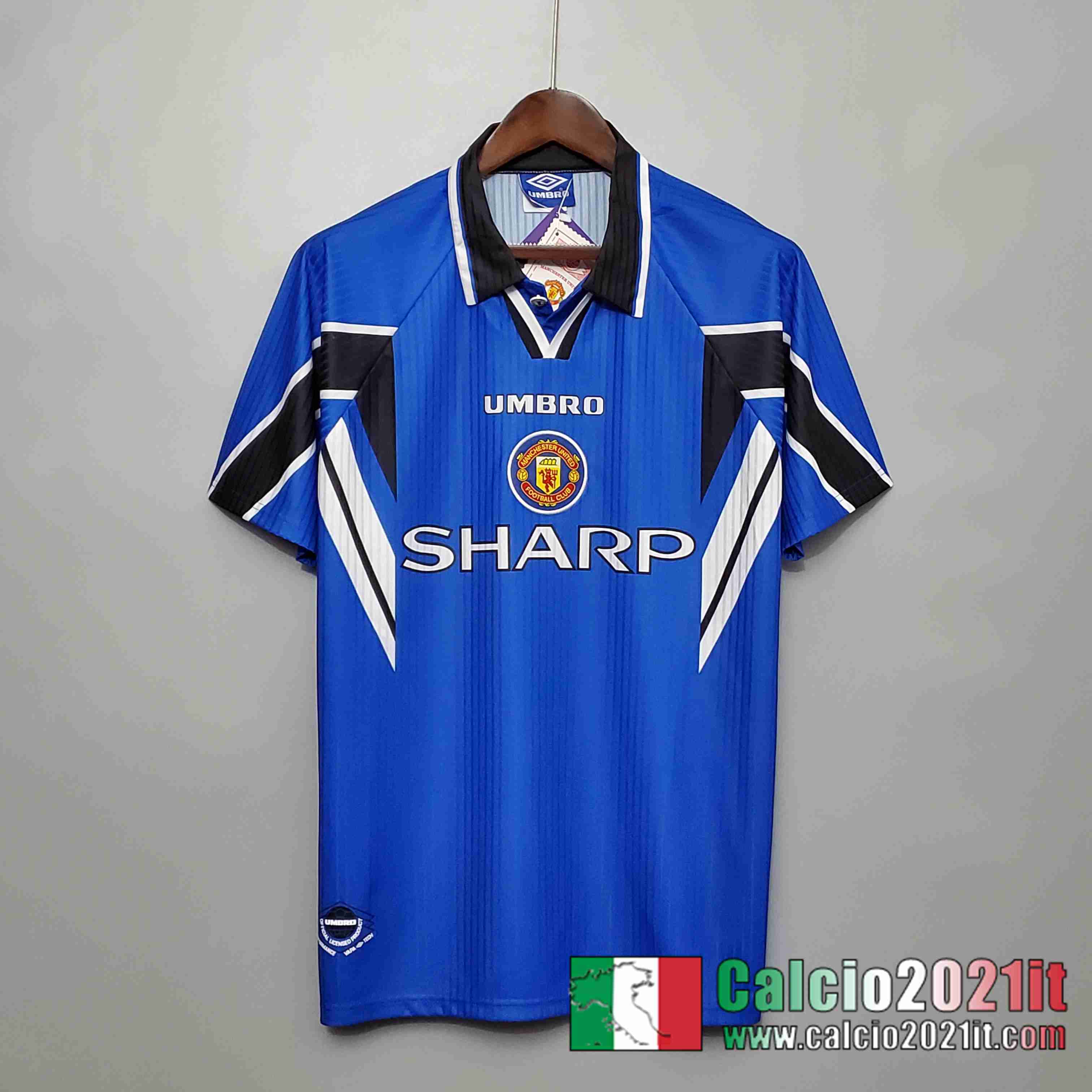 Retro Maglia Calcio 96/97 Manchester United Terza Seconda