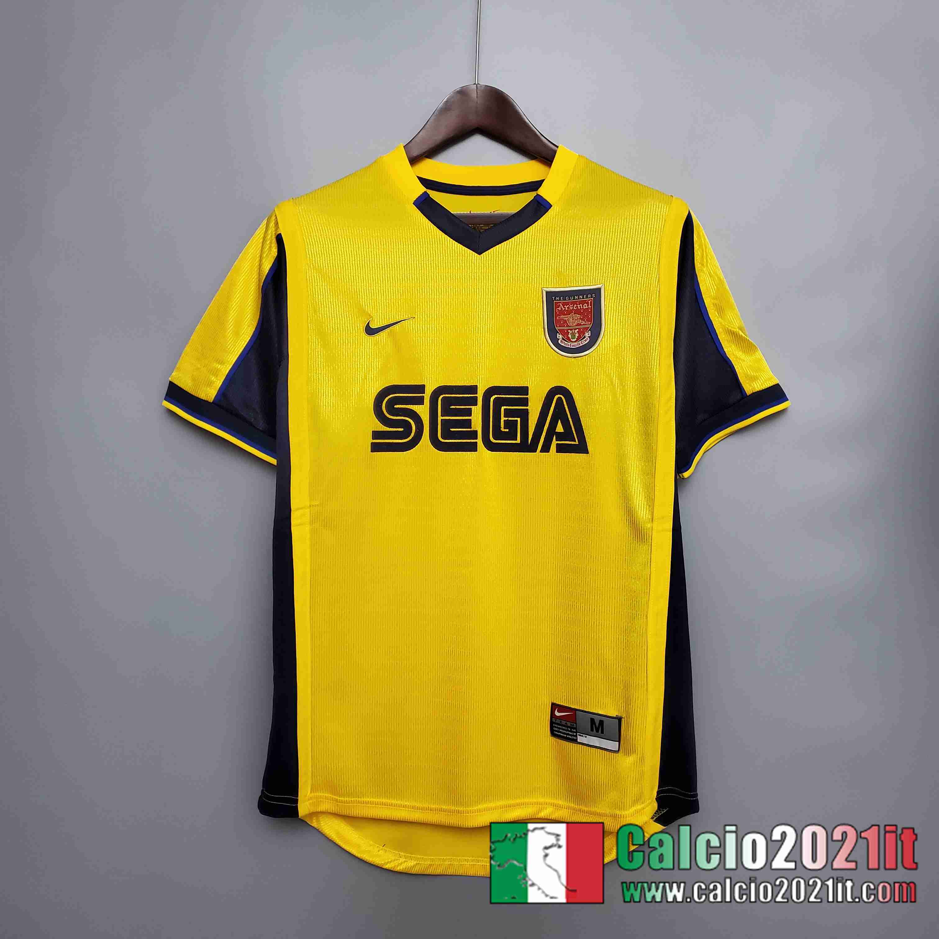 Retro Maglia Calcio Arsenal 99/00 Seconda