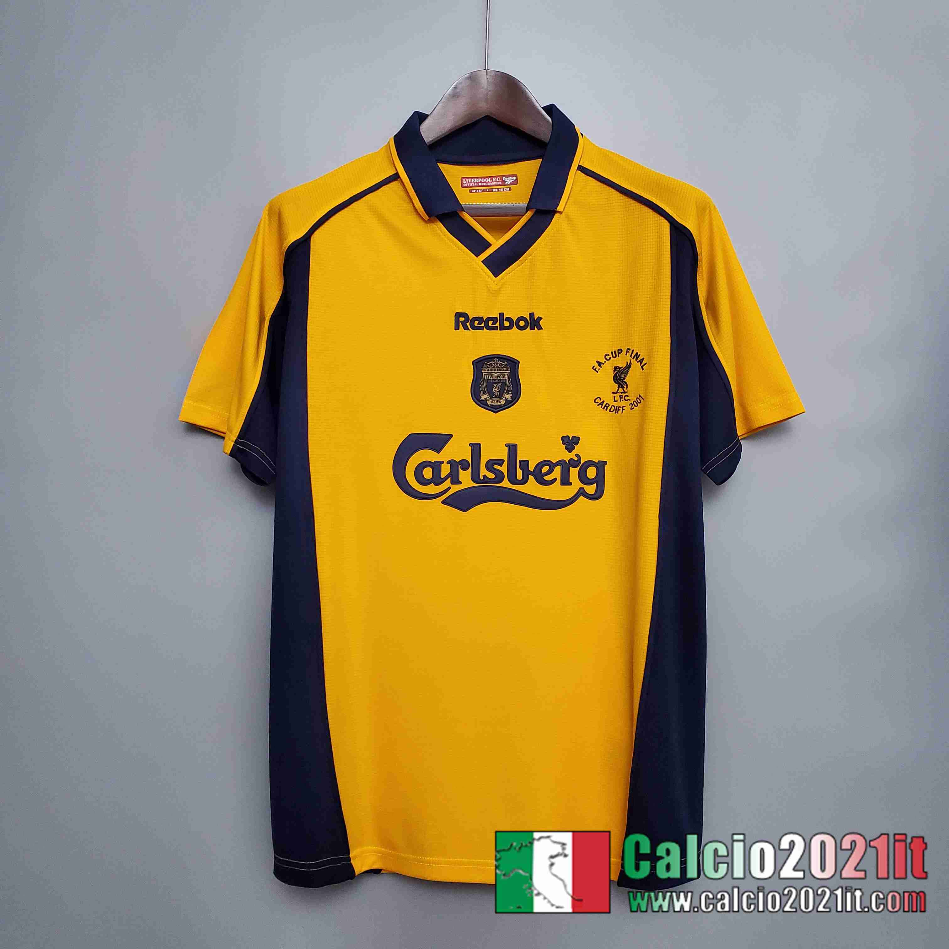 Retro Maglia Calcio Liverpool 00/01 Seconda