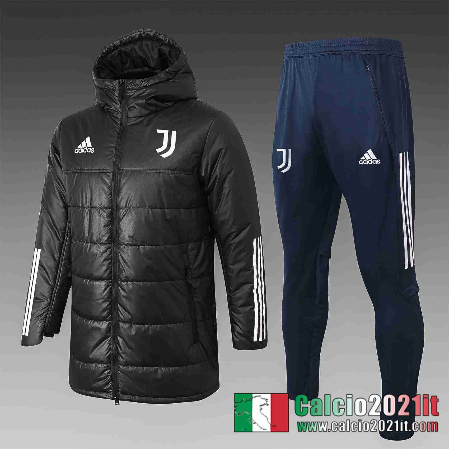 Juventus Piumino Calcio H0023 Nero 2020 2021