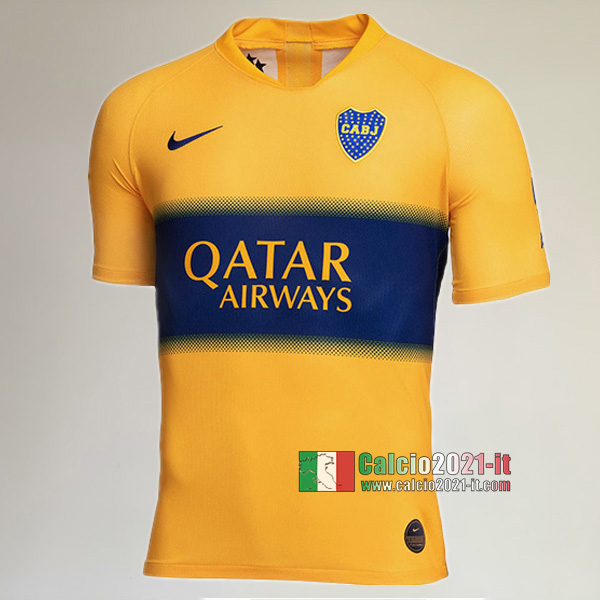 Seconda Maglia Calcio Nuove Del Boca Juniors Uomo 2019-2020 Personalizzata