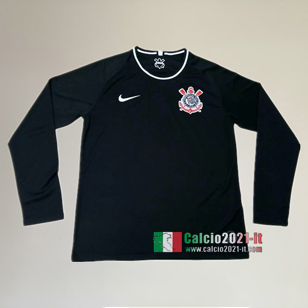 Seconda Maglia Calcio Manica Lunga Nuova Del Corinthians Uomo 2019-2020 Personalizzata