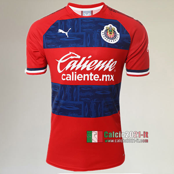 Seconda Maglia Calcio Nuova Del Guadalajara Chivas Uomo 2019-2020 Personalizzazione