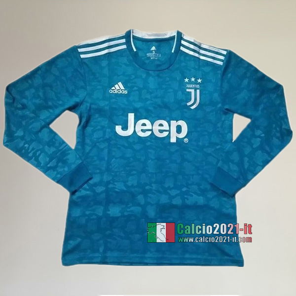 Terza Maglia Calcio Manica Lunga Nuova Del Juventus Turin Uomo 2019-2020 Personalizzata