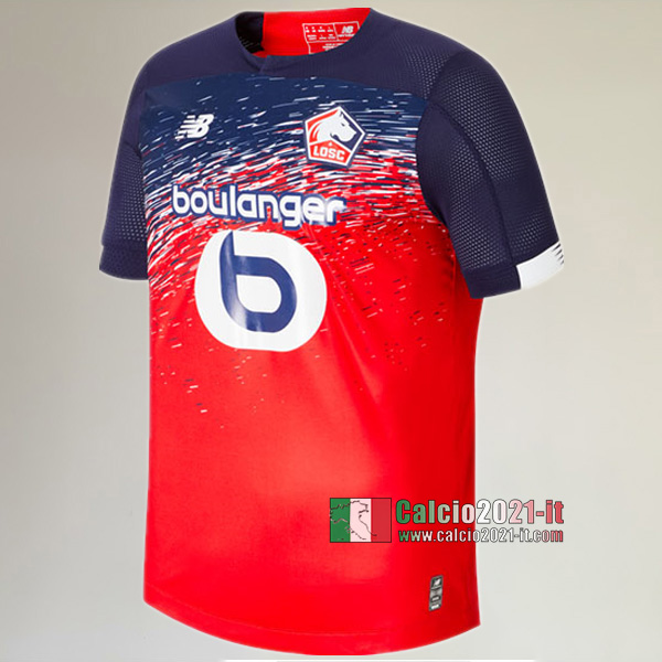 Prima Maglia Calcio Nuove Del Lille Osc Uomo 2019-2020 Personalizzate