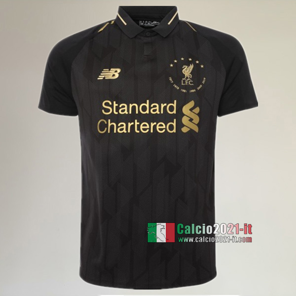 Maglia Calcio Nuove Del FC Liverpool Uomo Edizione Commemorativa Di 6 Campionati 2019-2020