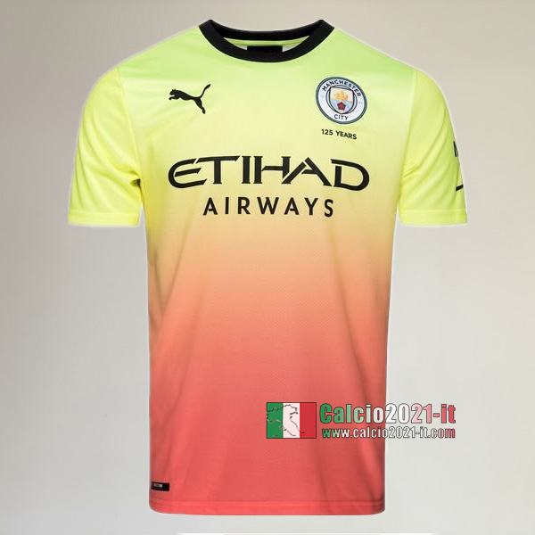 Terza Maglia Calcio Nuove Del Manchester City Uomo 2019-2020 Personalizzata