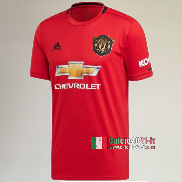 Prima Maglia Calcio Nuove Del Manchester United Uomo 2019-2020 Personalizzata