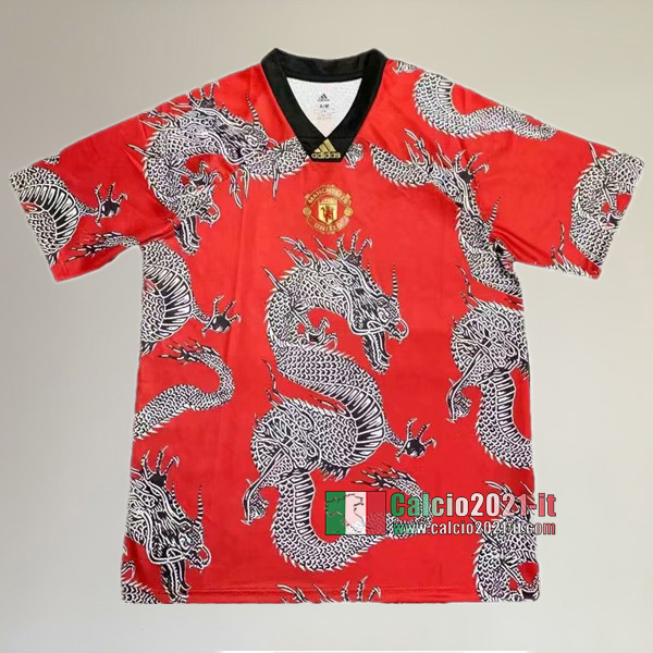 Maglia Calcio Nuove Del Manchester United Uomo Drago Cinese 2019-2020 Personalizzata