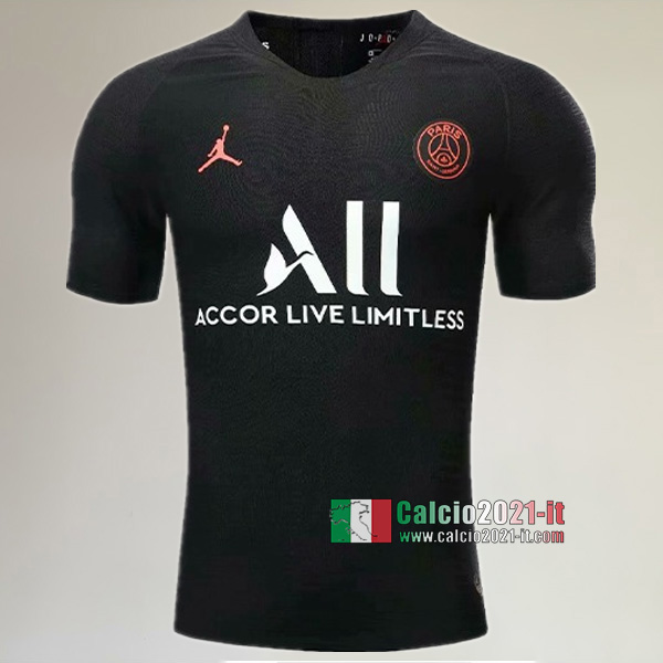 Maglia Calcio Nuove Del Paris Saint Germain-PSG Uomo Nera 2019-2020 Personalizzate