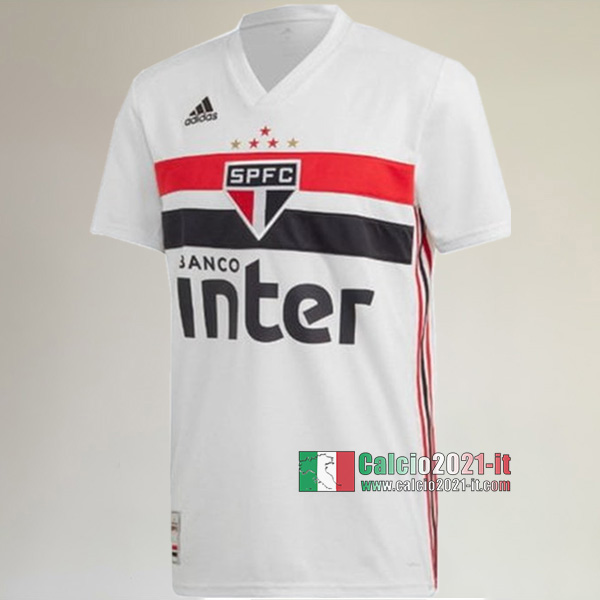 Prima Maglia Calcio Nuove Del Sao Paulo FC Uomo 2019-2020 Personalizzate