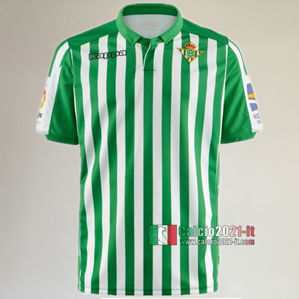 Prima Maglia Calcio Nuova Del Real Betis Uomo 2019-2020 Personalizzazione