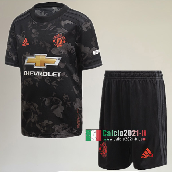 Terza Maglia Nuove Del Manchester United Bambini 2019-2020 Personalizzate