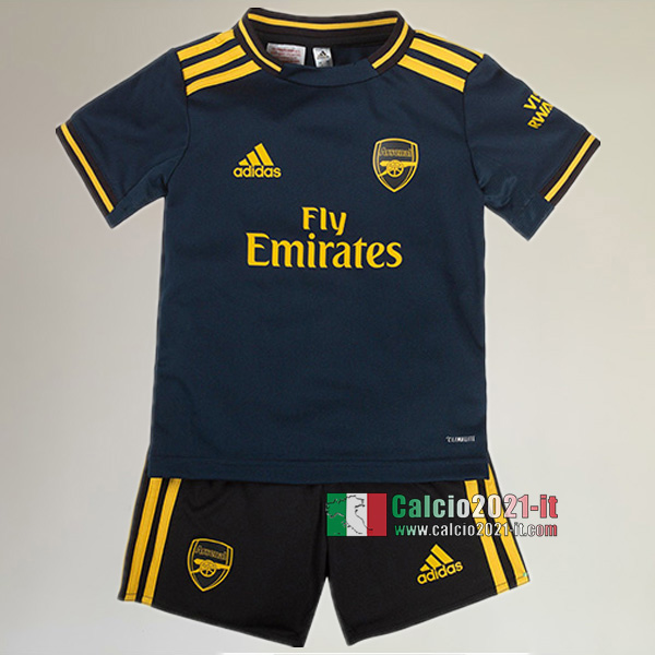 Terza Maglia Nuove Del Arsenal Bambini 2019-2020 Personalizzata