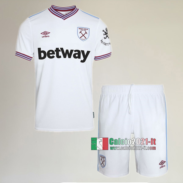 Seconda Maglia Nuove Del West Ham United Bambini 2019-2020 Personalizzata