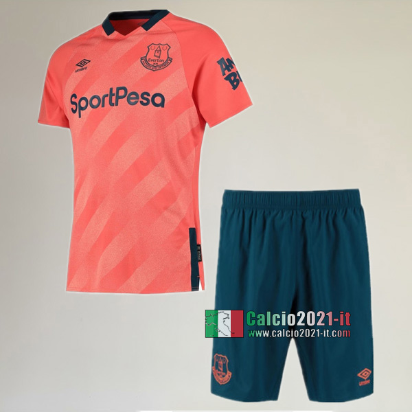 Seconda Maglia Nuove Del Everton Bambini 2019-2020 Personalizzate