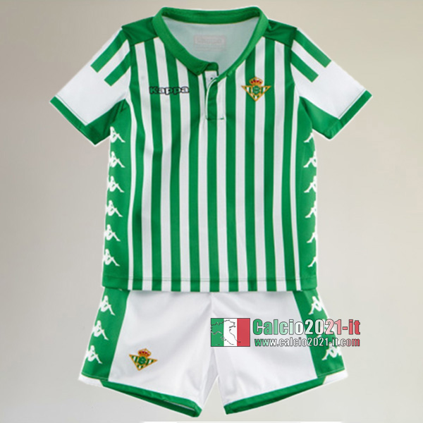 Prima Maglia Nuova Del Real Betis Bambini 2019-2020 Personalizzazione