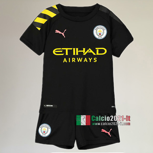 Seconda Maglia Nuova Del Manchester City Bambini 2019-2020 Personalizzata